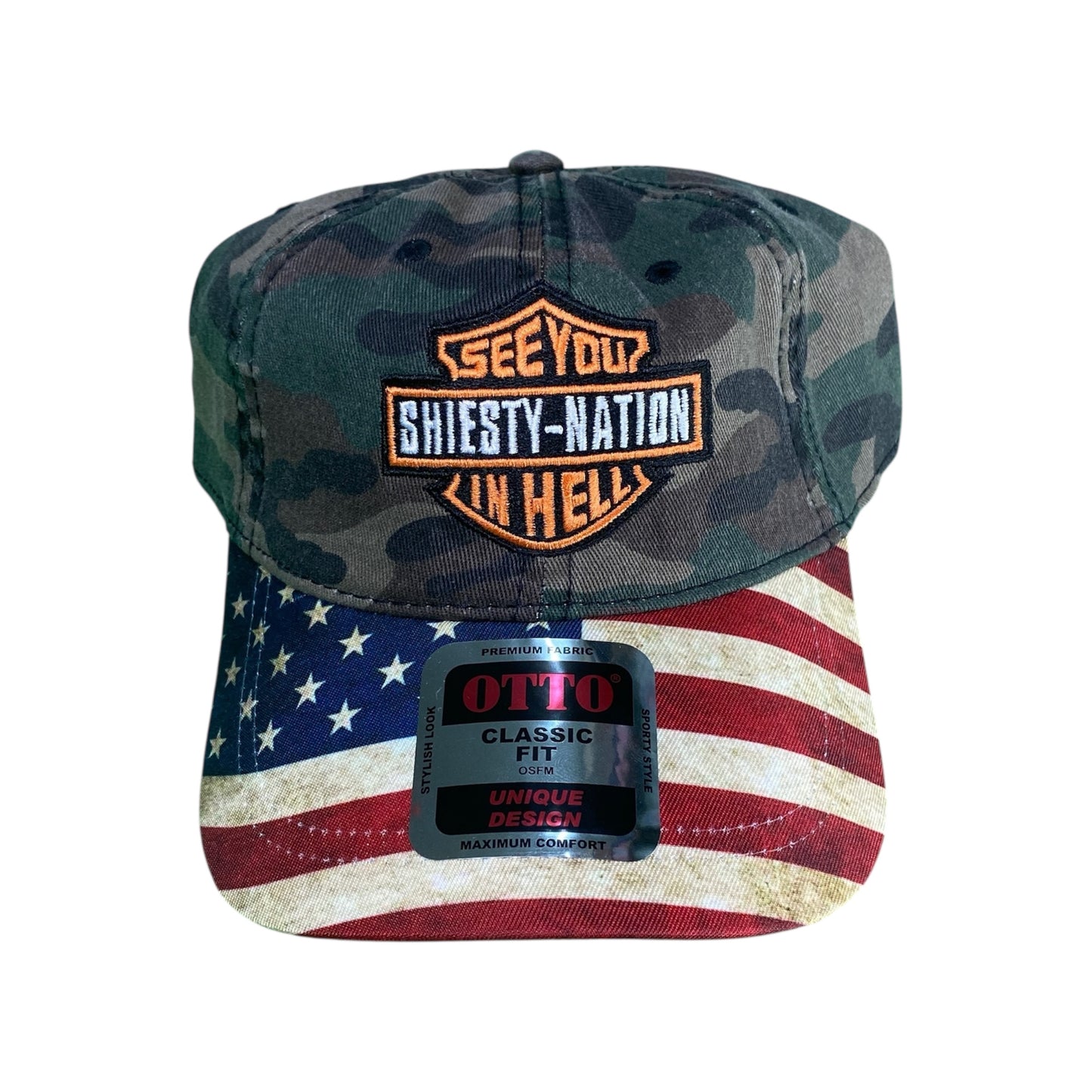 USA BRIM CAMO HAT